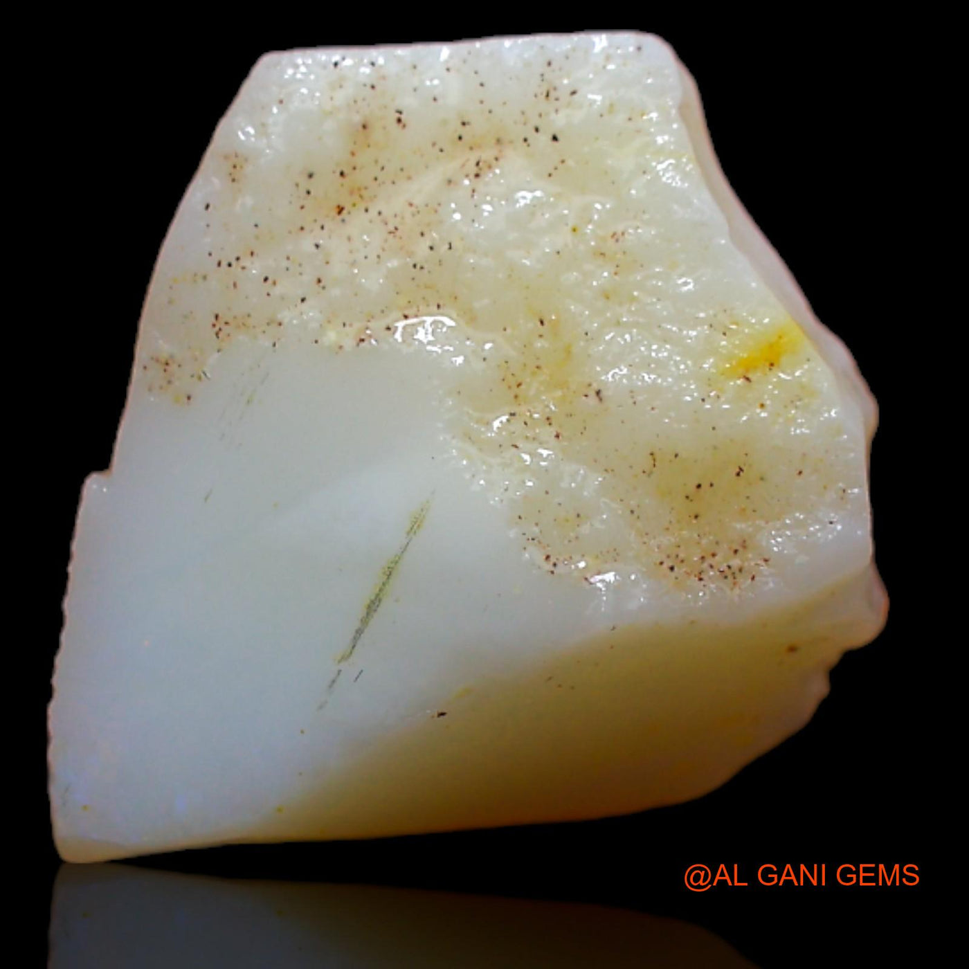 Natural Fire Opal Gemstone 5.70 Cts Loose Fancy Rough From Australia 15x12x6 mm RA-765