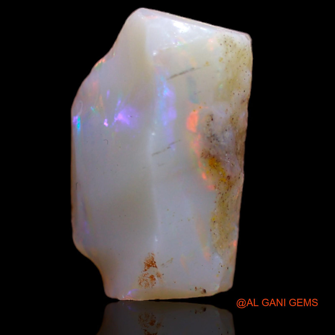 4.90 Cts Unheated Australian Fire Opal Loose Gemstone Fancy Rough Natural 15x9x5 mm RA-767