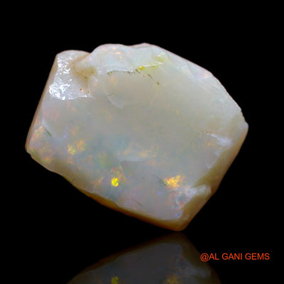 Natural Untreated Fire Opal Loose Gemstone Fancy Rough From Australia 6.25 Cts 14x11x4 mm RA-770