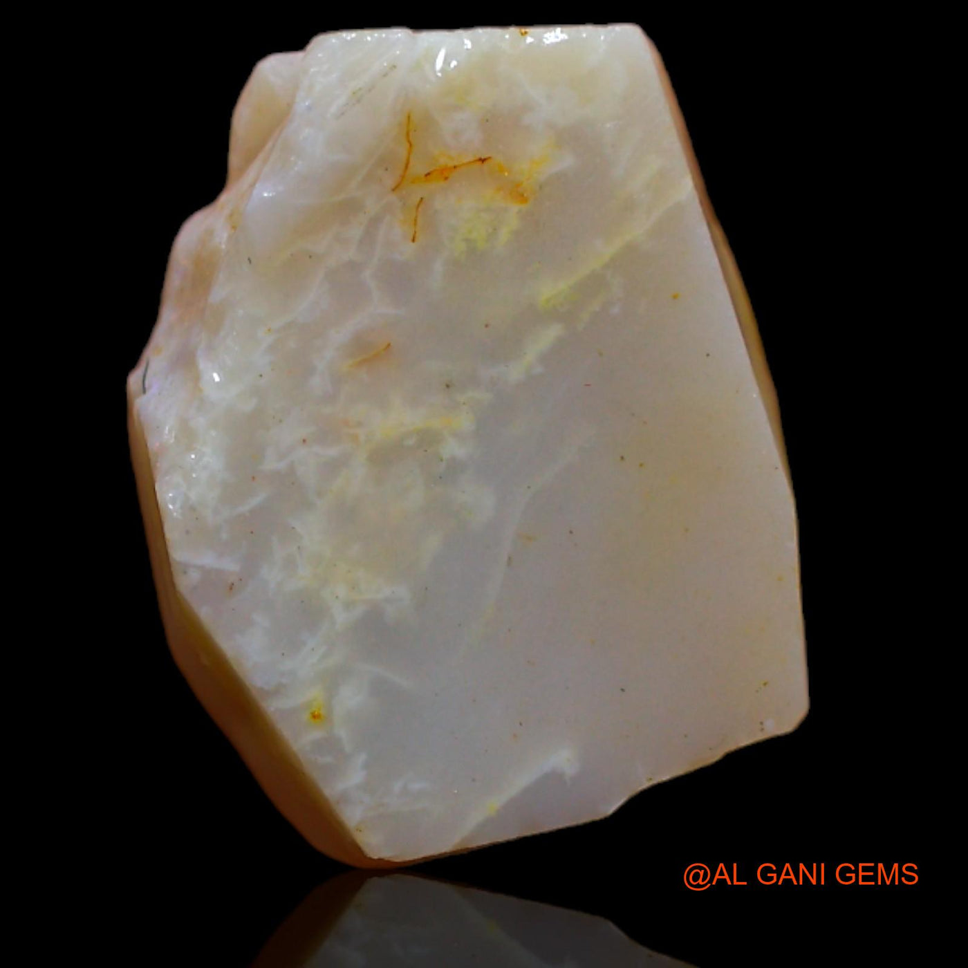 Natural Untreated Fire Opal Loose Gemstone Fancy Rough From Australia 6.25 Cts 14x11x4 mm RA-770