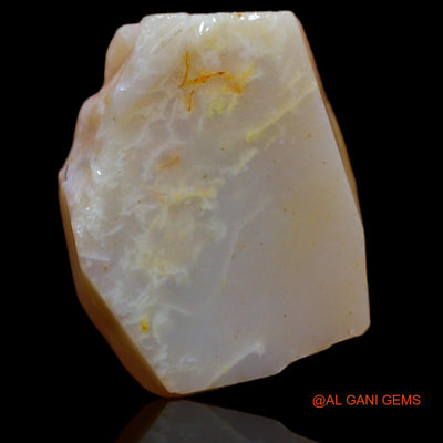 Natural Untreated Fire Opal Loose Gemstone Fancy Rough From Australia 6.25 Cts 14x11x4 mm RA-770