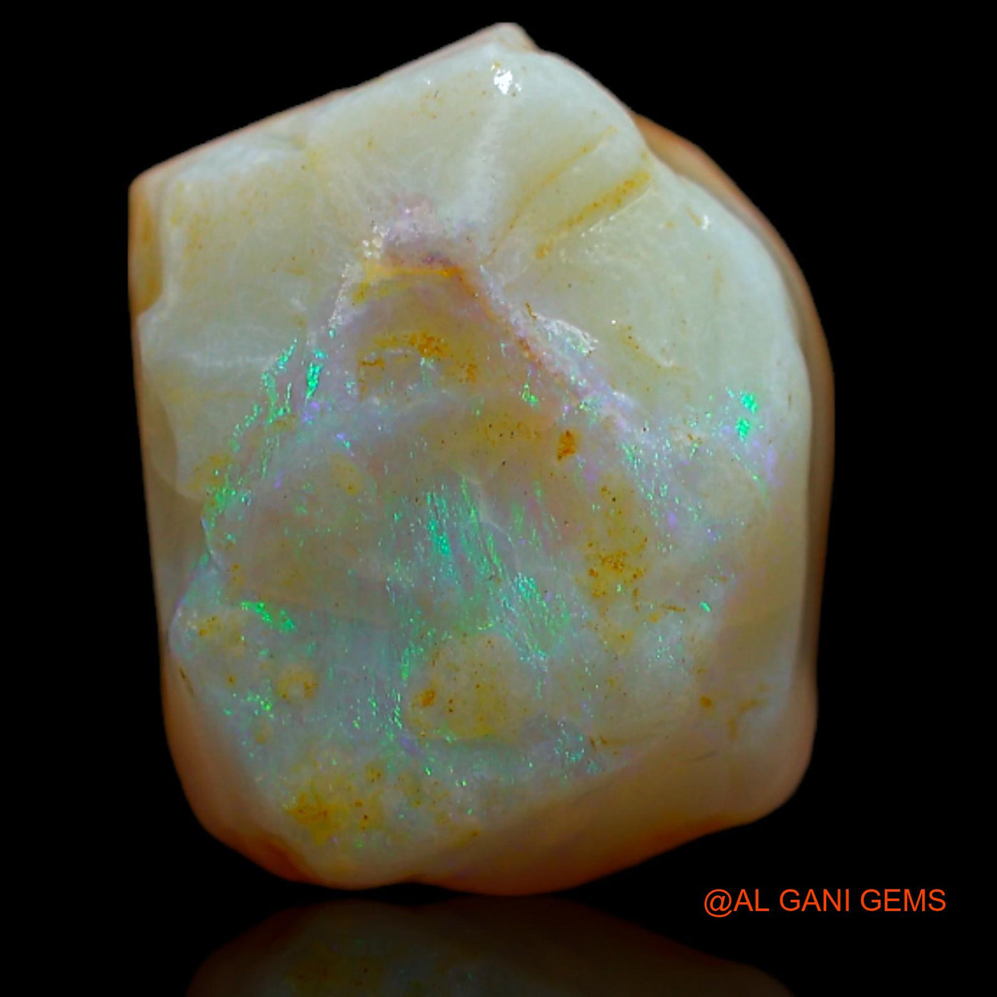 7.30 Cts Natural Australian Fire Opal Loose Gemstone Fancy Rough 13x11x6 mm RA-780
