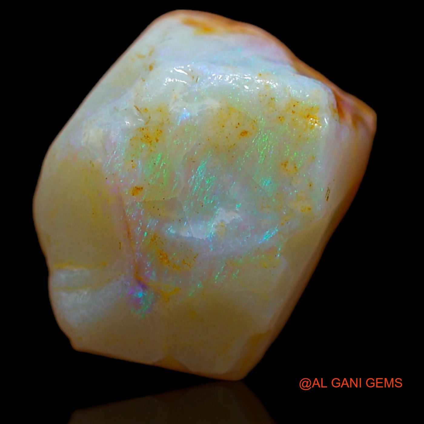 7.30 Cts Natural Australian Fire Opal Loose Gemstone Fancy Rough 13x11x6 mm RA-780