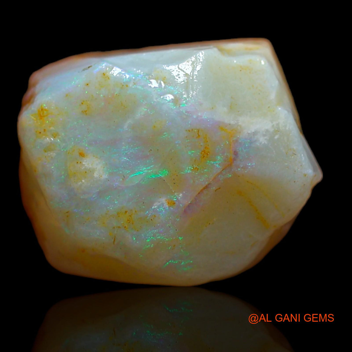 7.30 Cts Natural Australian Fire Opal Loose Gemstone Fancy Rough 13x11x6 mm RA-780