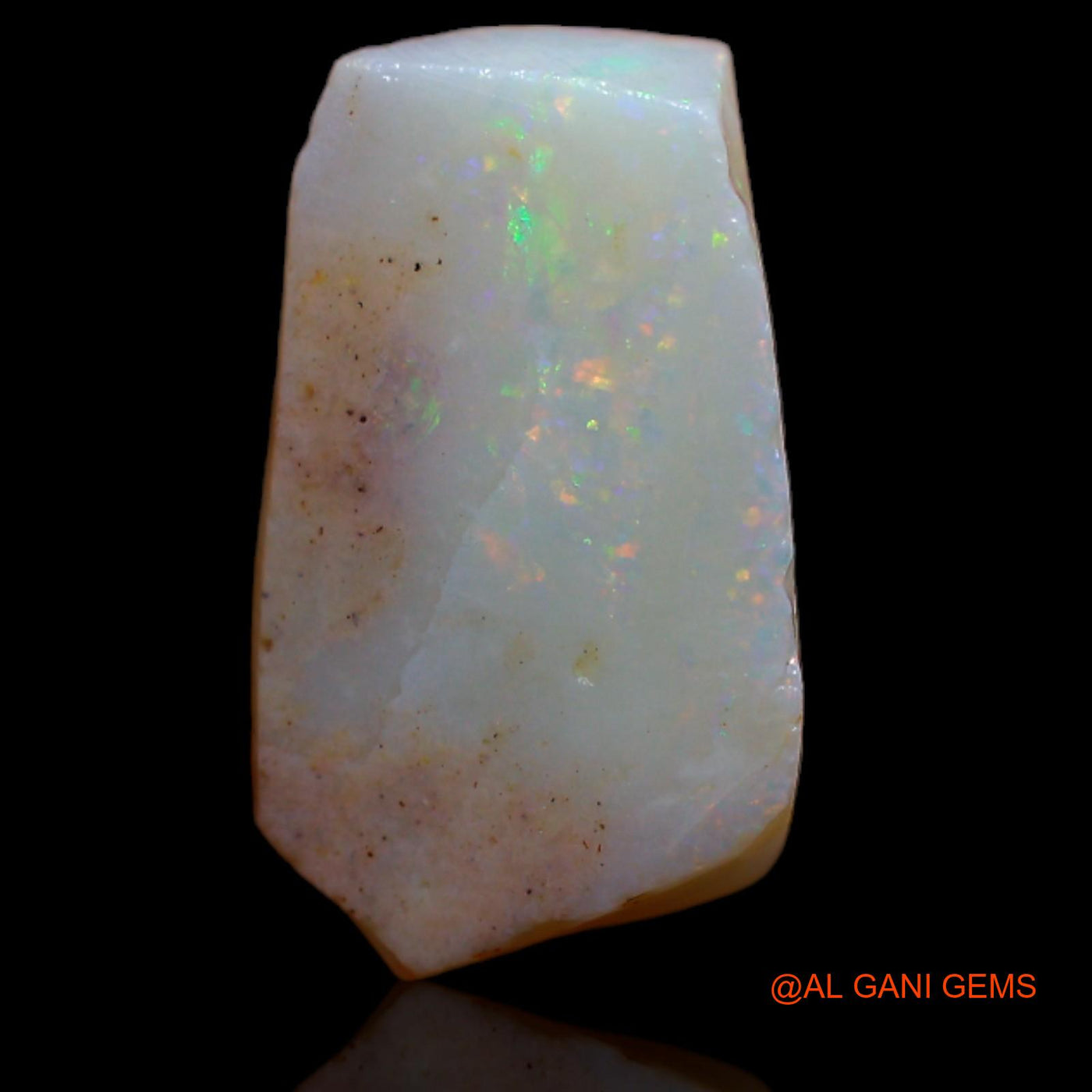 Natural Fire Opal Gemstone 4.80 Cts Loose Fancy Rough From Australia 15x8x5 mm RA-781