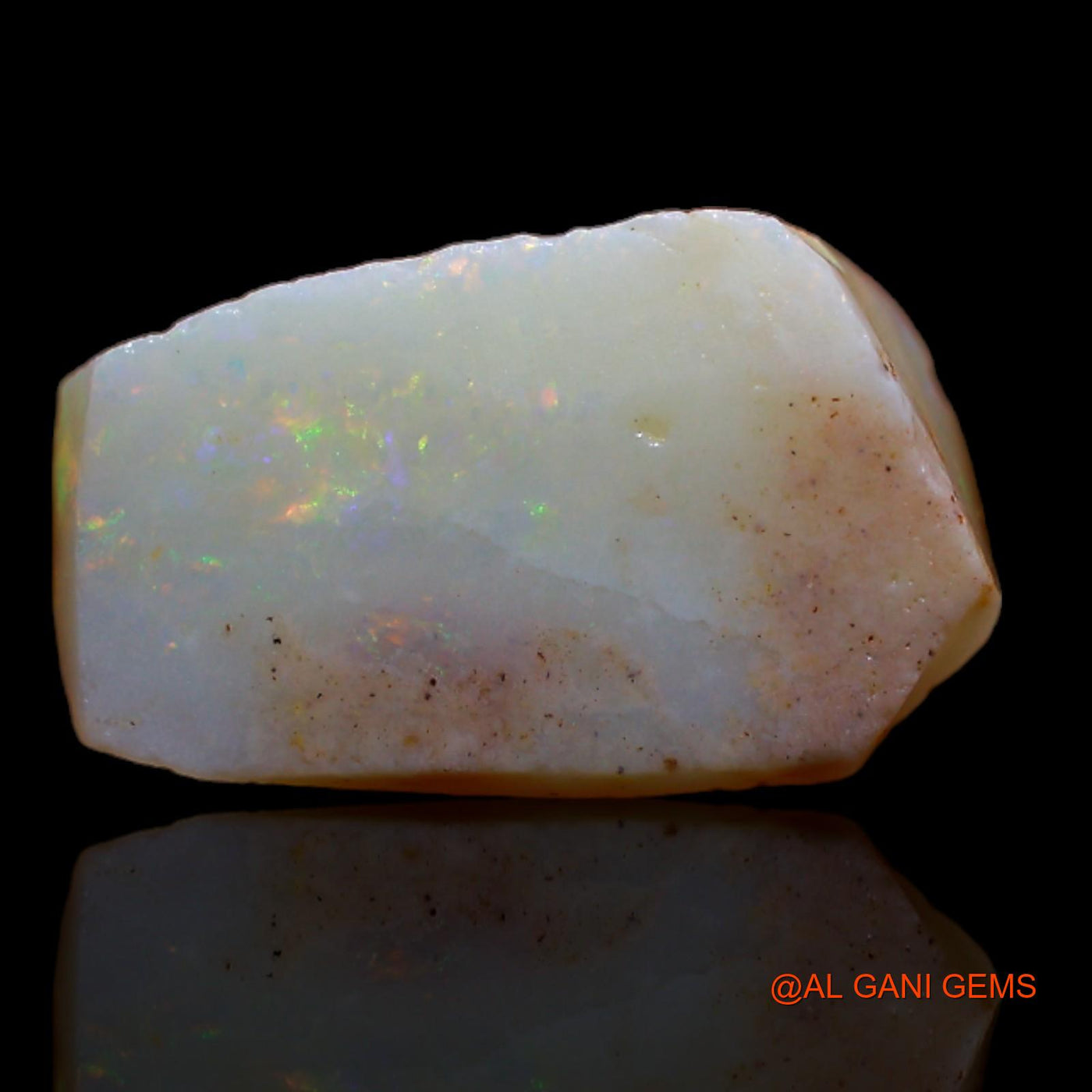 Natural Fire Opal Gemstone 4.80 Cts Loose Fancy Rough From Australia 15x8x5 mm RA-781