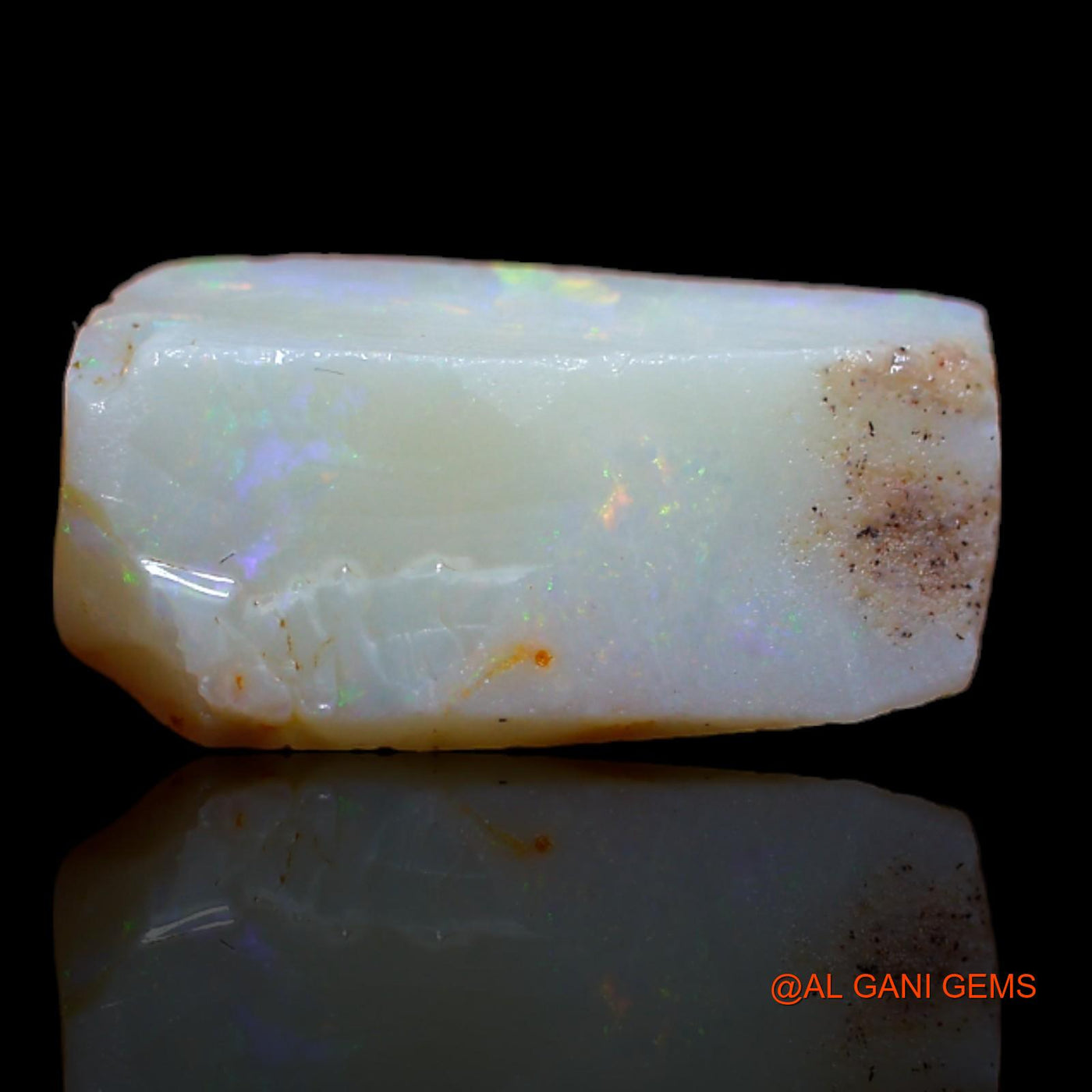 Natural Fire Opal Gemstone 4.80 Cts Loose Fancy Rough From Australia 15x8x5 mm RA-781