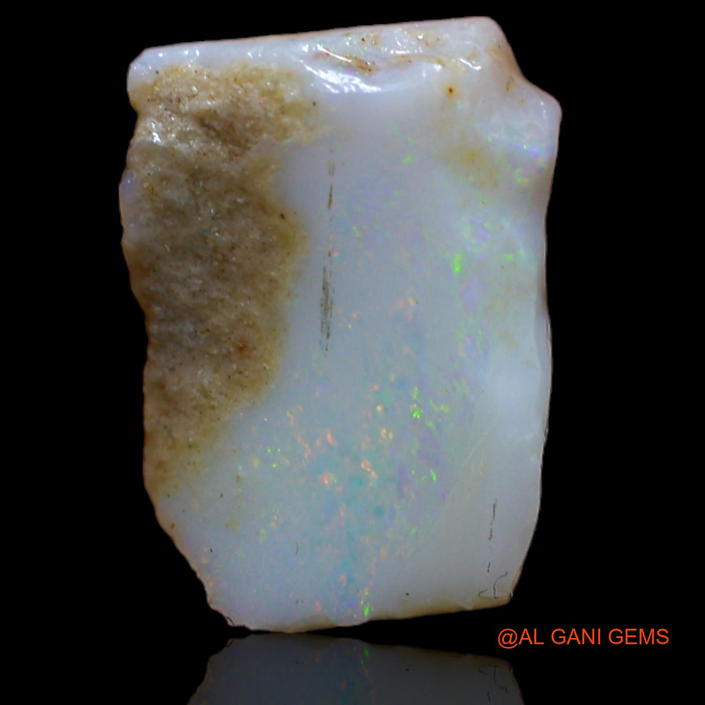 4.35 Cts Natural Australian Fire Opal Loose Gemstone Fancy Rough 14x10x4 mm RA-782