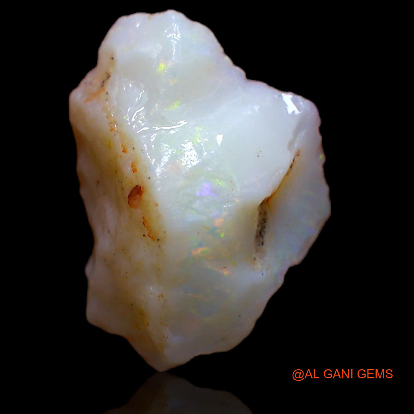 4.05 Cts Natural Australian Fire Opal Loose Gemstone Fancy Rough 16x11x5 mm RA-784