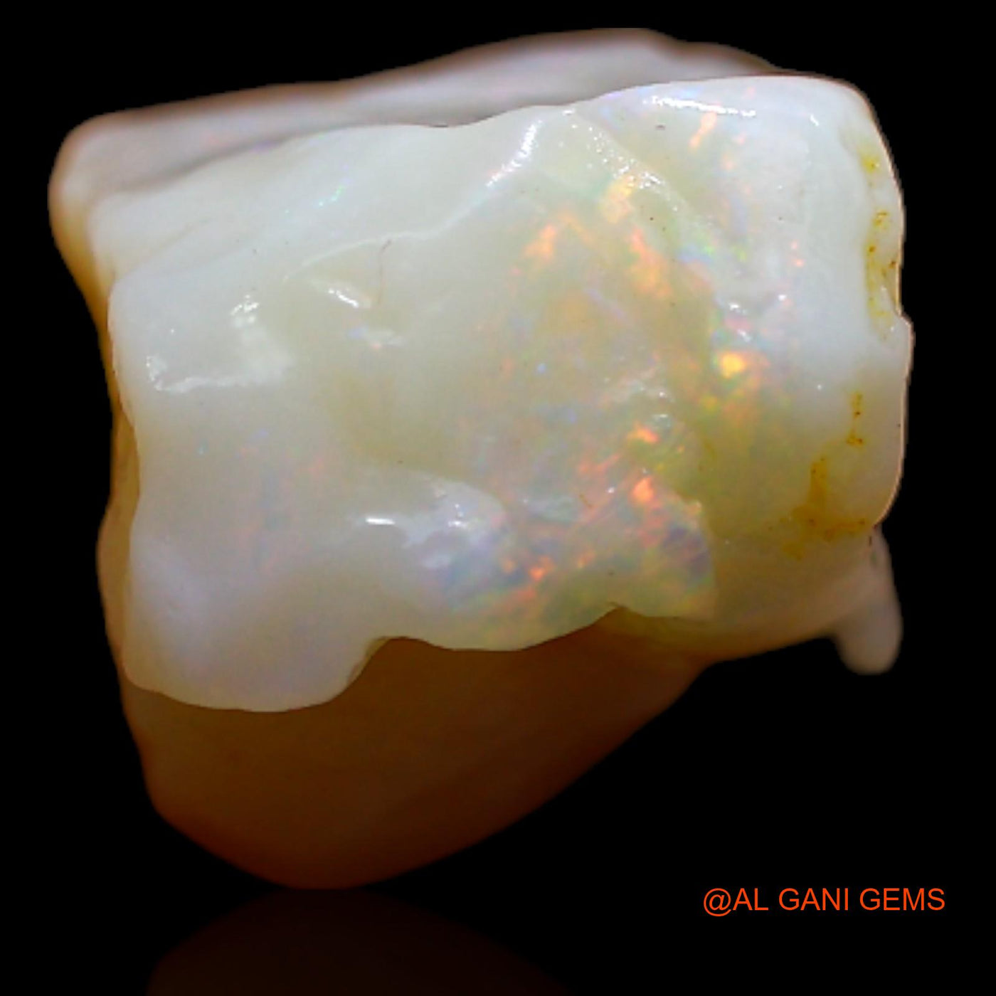 8.60 Cts Unheated Australian Fire Opal Loose Gemstone Fancy Rough Natural 13x9x9 mm RA-785