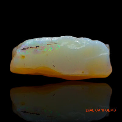 6.35 Cts Natural Australian Fire Opal Loose Gemstone Fancy Rough 15x10x5 mm RA-786