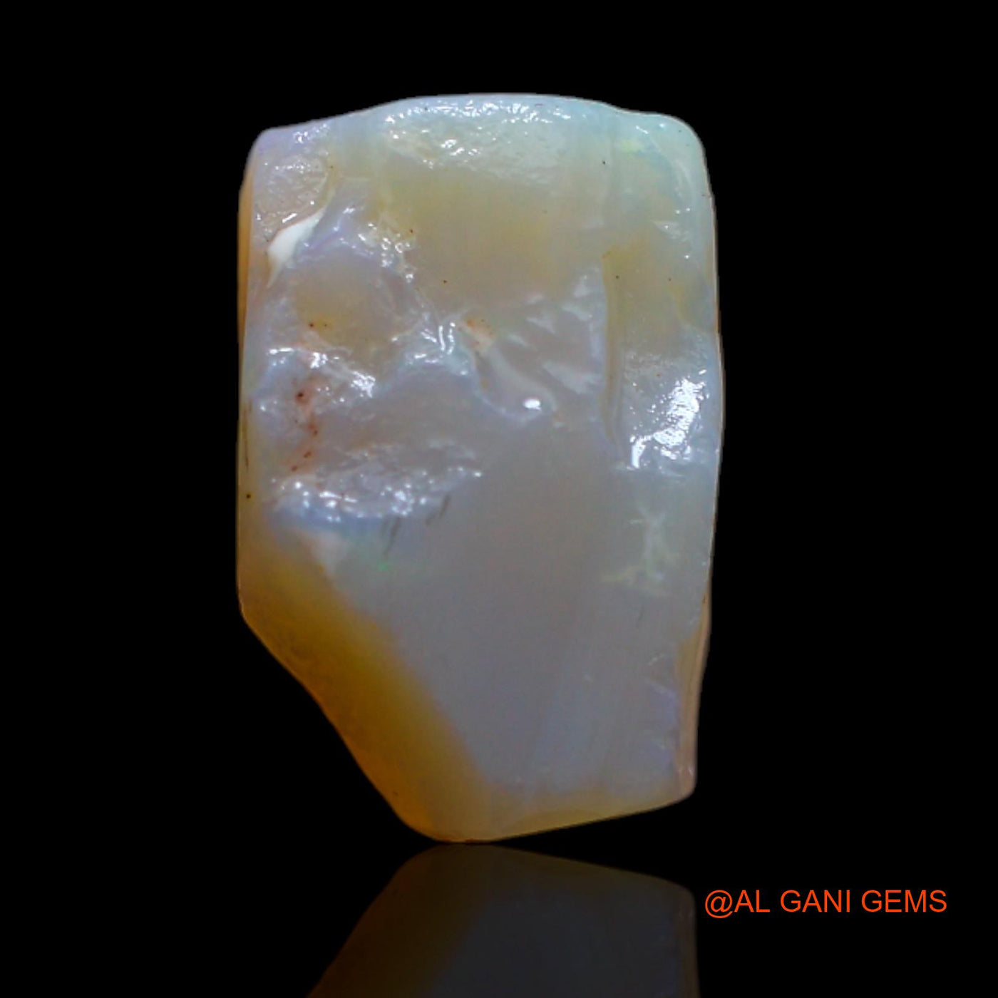 6.35 Cts Natural Australian Fire Opal Loose Gemstone Fancy Rough 15x10x5 mm RA-786