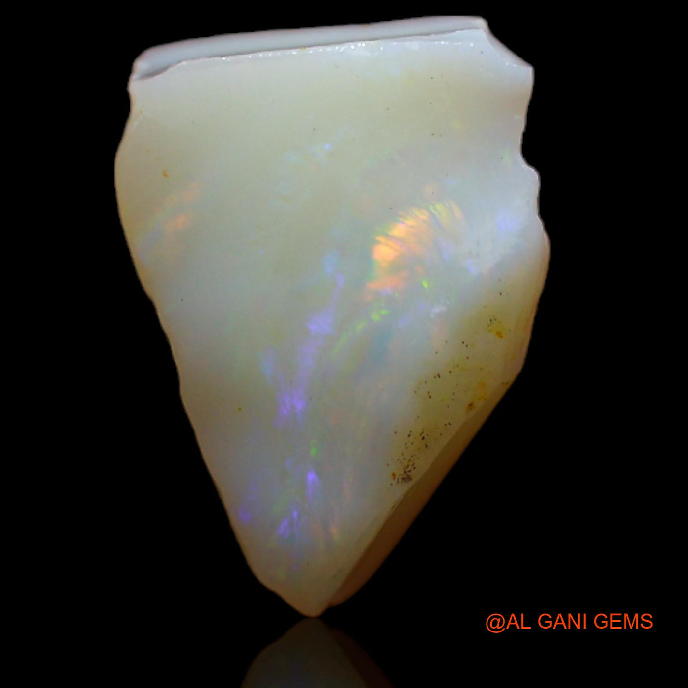 3.45 Cts Natural Australian Fire Opal Loose Gemstone Fancy Rough 12x9x4 mm RA-787