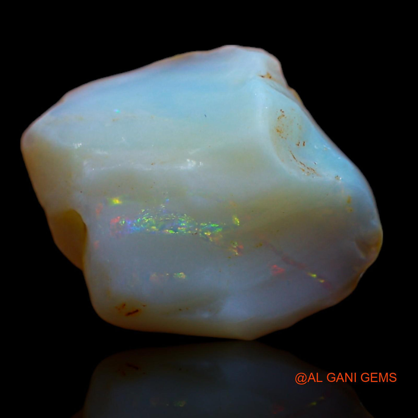 5.75 Cts Natural Australian Fire Opal Loose Gemstone Fancy Rough 15x12x6 mm RA-788