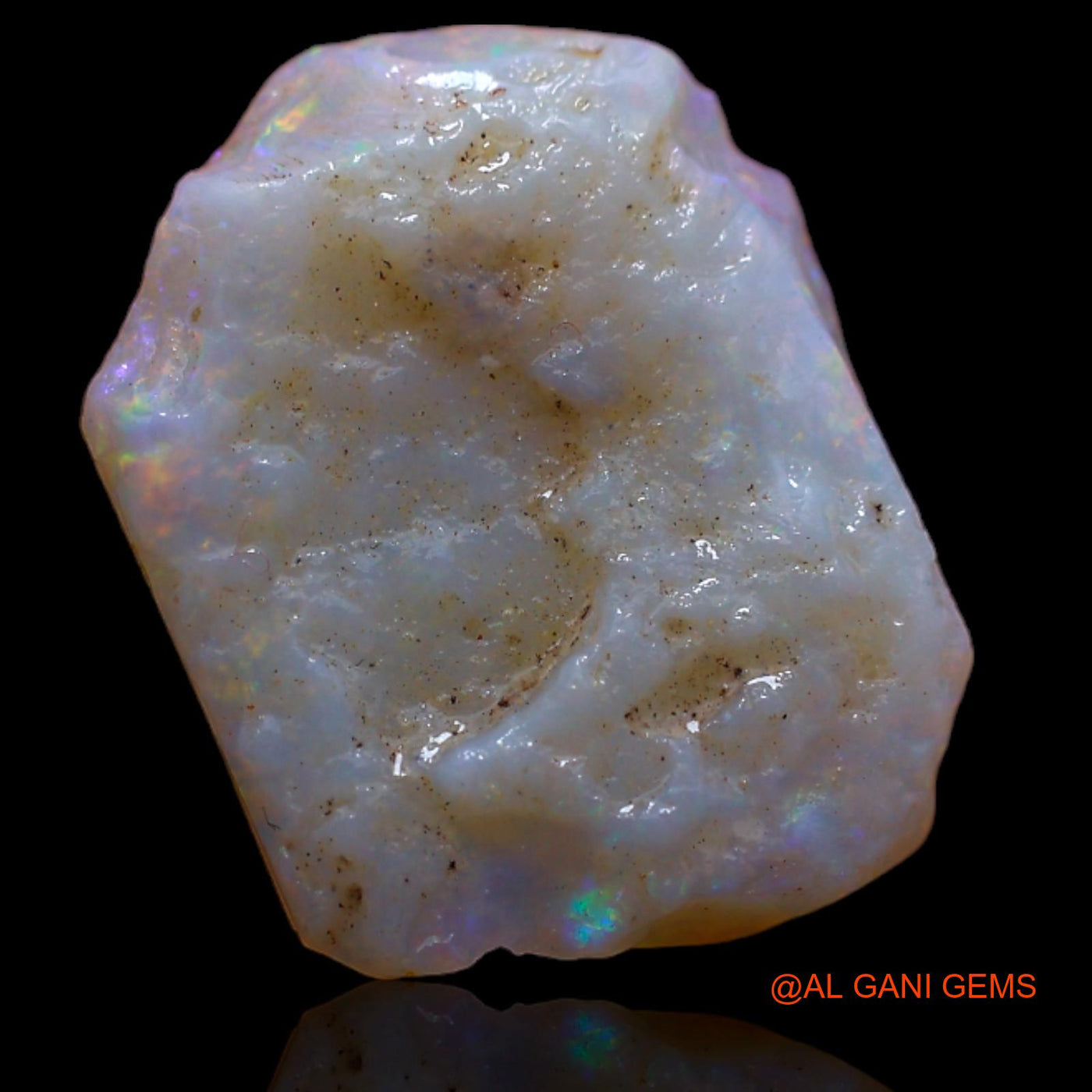 3.25 Cts Natural Australian Fire Opal Loose Gemstone Fancy Rough 14x11x3 mm RA-792