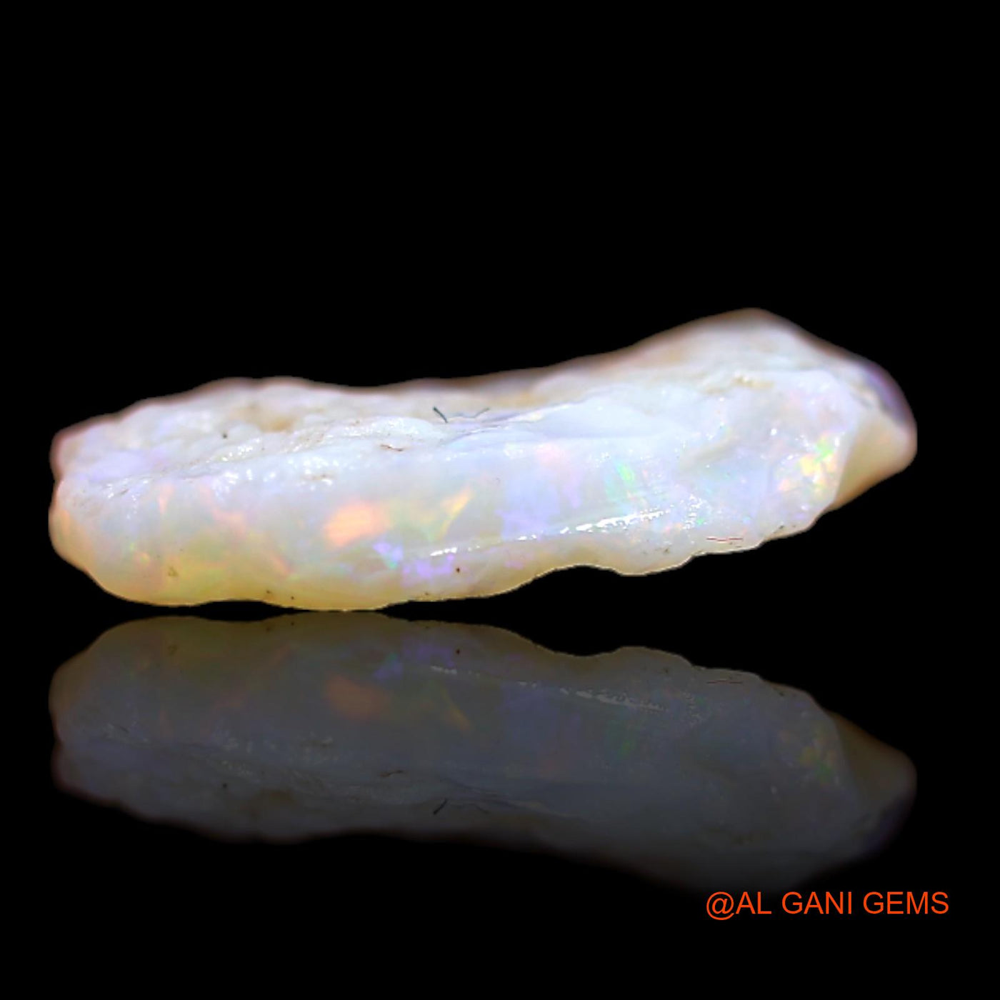3.25 Cts Natural Australian Fire Opal Loose Gemstone Fancy Rough 14x11x3 mm RA-792
