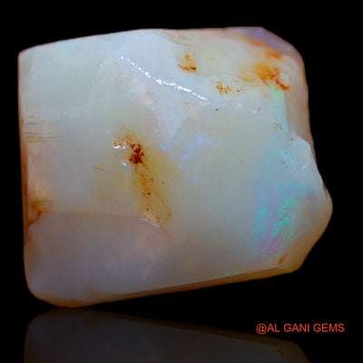 Natural Fire Opal Gemstone 8.90 Cts Loose Fancy Rough From Australia 14x12x7 mm RA-794