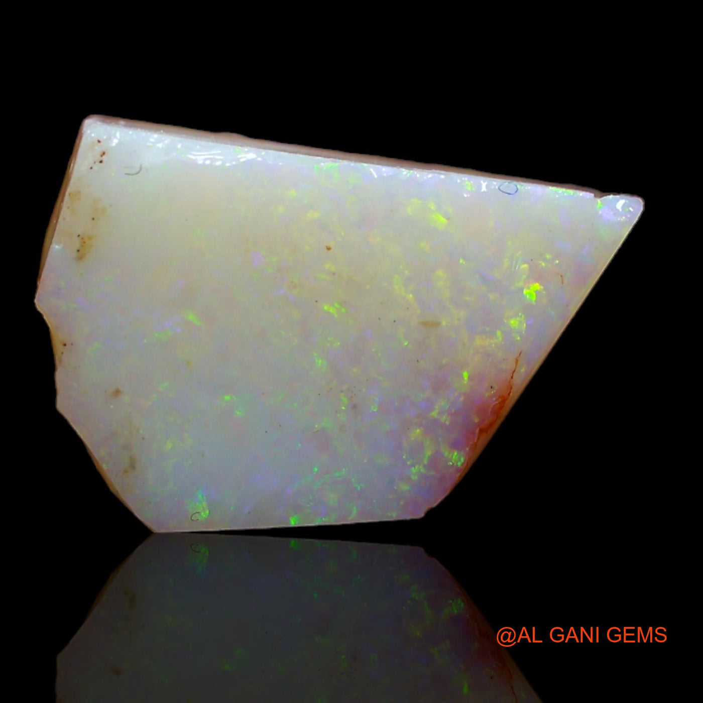 Natural Untreated Fire Opal Loose Gemstone Fancy Rough From Australia 6.15 Cts 13x9x6 mm RA-795