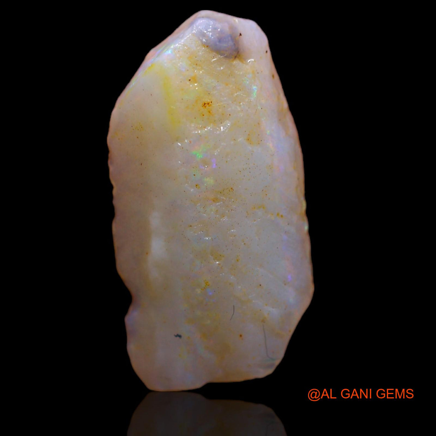 3.50 Cts Natural Australian Fire Opal Loose Gemstone Fancy Rough 18x9x3 mm RA-796
