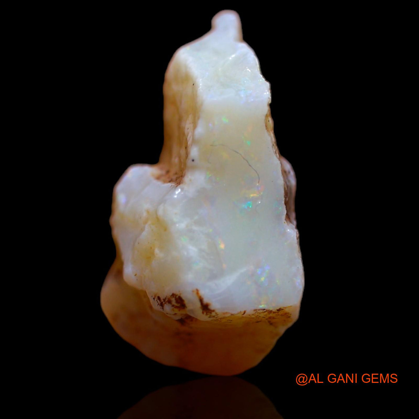 6.70 Cts Natural Australian Fire Opal Loose Gemstone Fancy Rough 15x13x7 mm RA-800