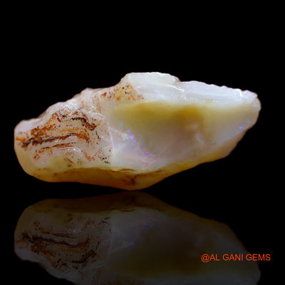 Natural Untreated Fire Opal Loose Gemstone Fancy Rough From Australia 6.90 Cts 17x10x6 mm RA-803