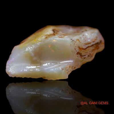 Natural Untreated Fire Opal Loose Gemstone Fancy Rough From Australia 6.90 Cts 17x10x6 mm RA-803