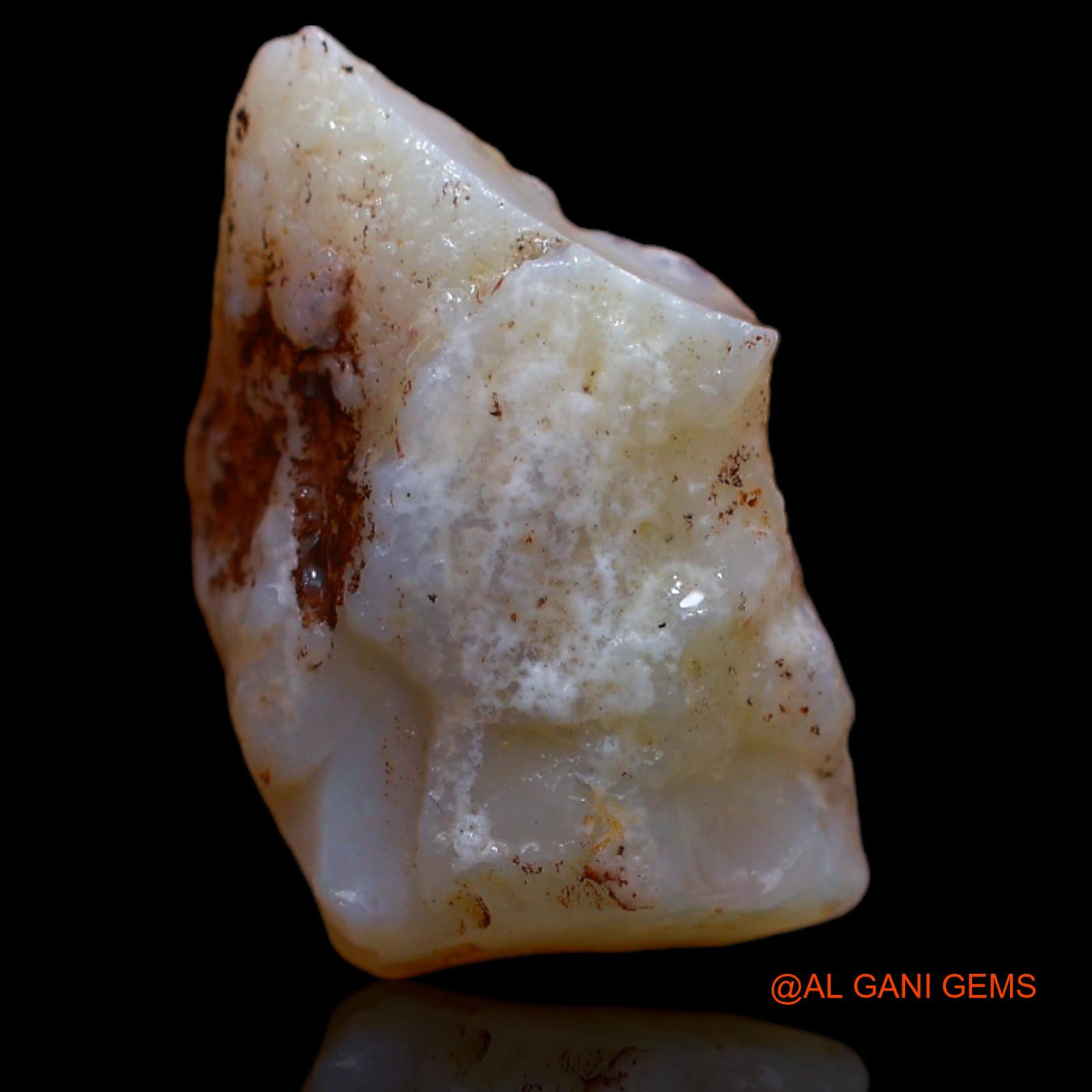 Natural Untreated Fire Opal Loose Gemstone Fancy Rough From Australia 6.90 Cts 17x10x6 mm RA-803
