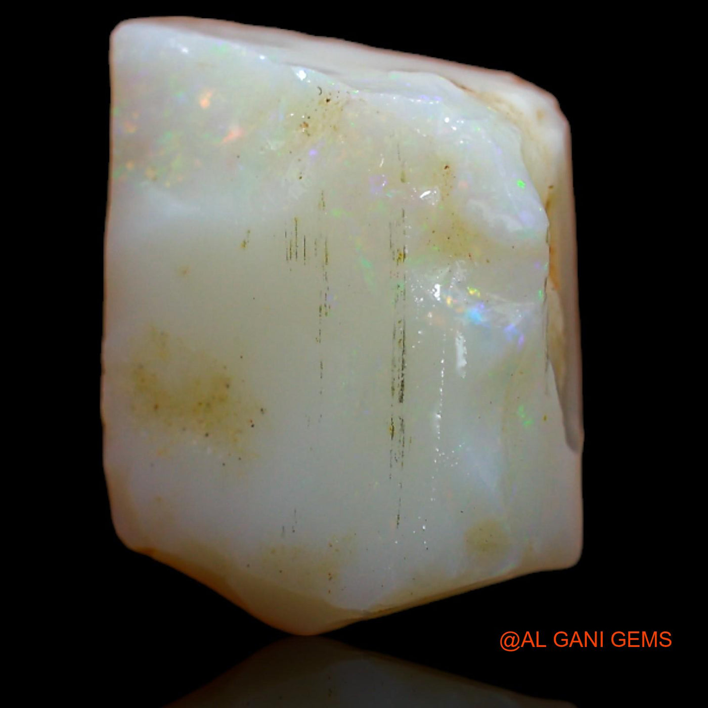 Natural Untreated Fire Opal Loose Gemstone Fancy Rough From Australia 7.05 Cts 15x10x6 mm RA-812