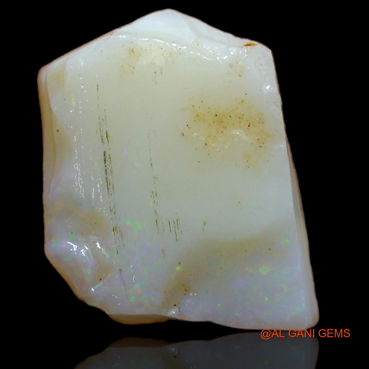 Natural Untreated Fire Opal Loose Gemstone Fancy Rough From Australia 7.05 Cts 15x10x6 mm RA-812