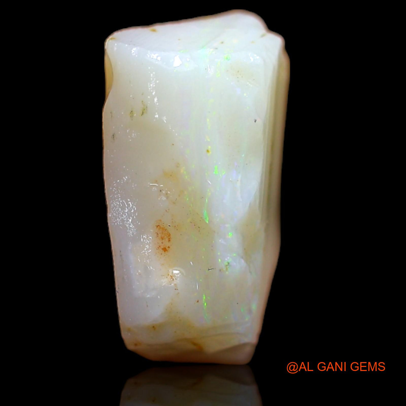 Natural Untreated Fire Opal Loose Gemstone Fancy Rough From Australia 7.05 Cts 15x10x6 mm RA-812