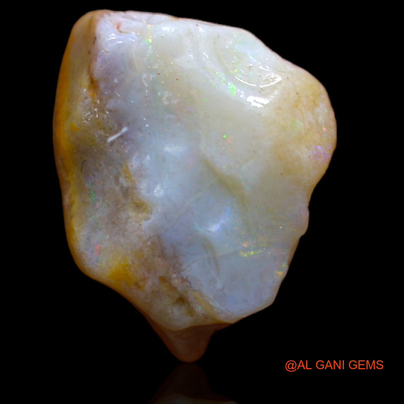 8.75 Cts Natural Australian Fire Opal Fancy Rough Loose Gemstone For Jewelry 14x13x10 mm RA-813
