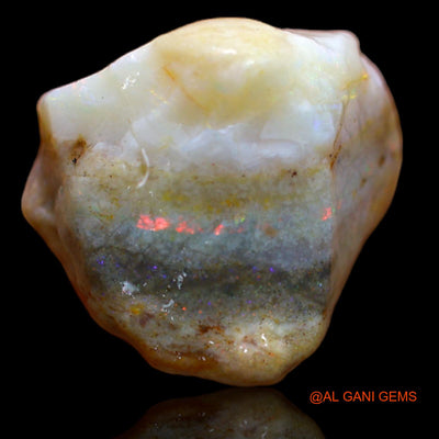 8.75 Cts Natural Australian Fire Opal Fancy Rough Loose Gemstone For Jewelry 14x13x10 mm RA-813