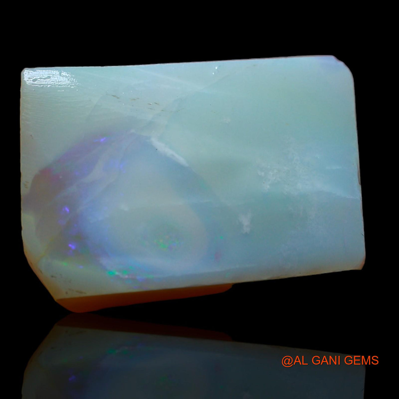 13.20 Cts Natural Australian Fire Opal Loose Gemstone Fancy Rough 18x12x6 mm RA-81