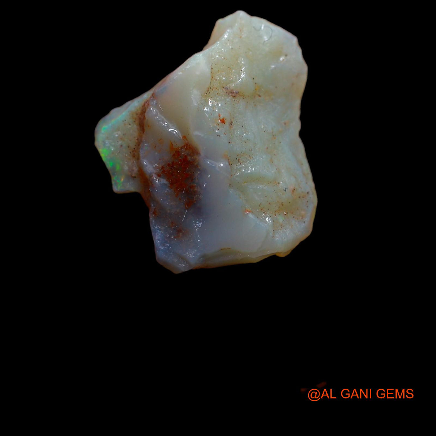 7.70 Cts Natural Australian Fire Opal Loose Gemstone Fancy Rough 17x15x6 mm RA-822