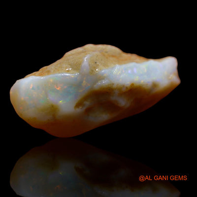 Natural Untreated Fire Opal Loose Gemstone Fancy Rough From Australia 8.80 Cts 21x12x9 mm RA-823
