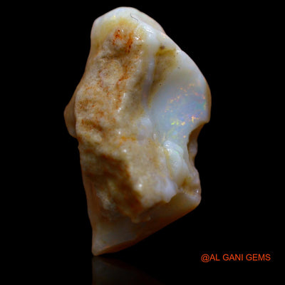 Natural Untreated Fire Opal Loose Gemstone Fancy Rough From Australia 8.80 Cts 21x12x9 mm RA-823