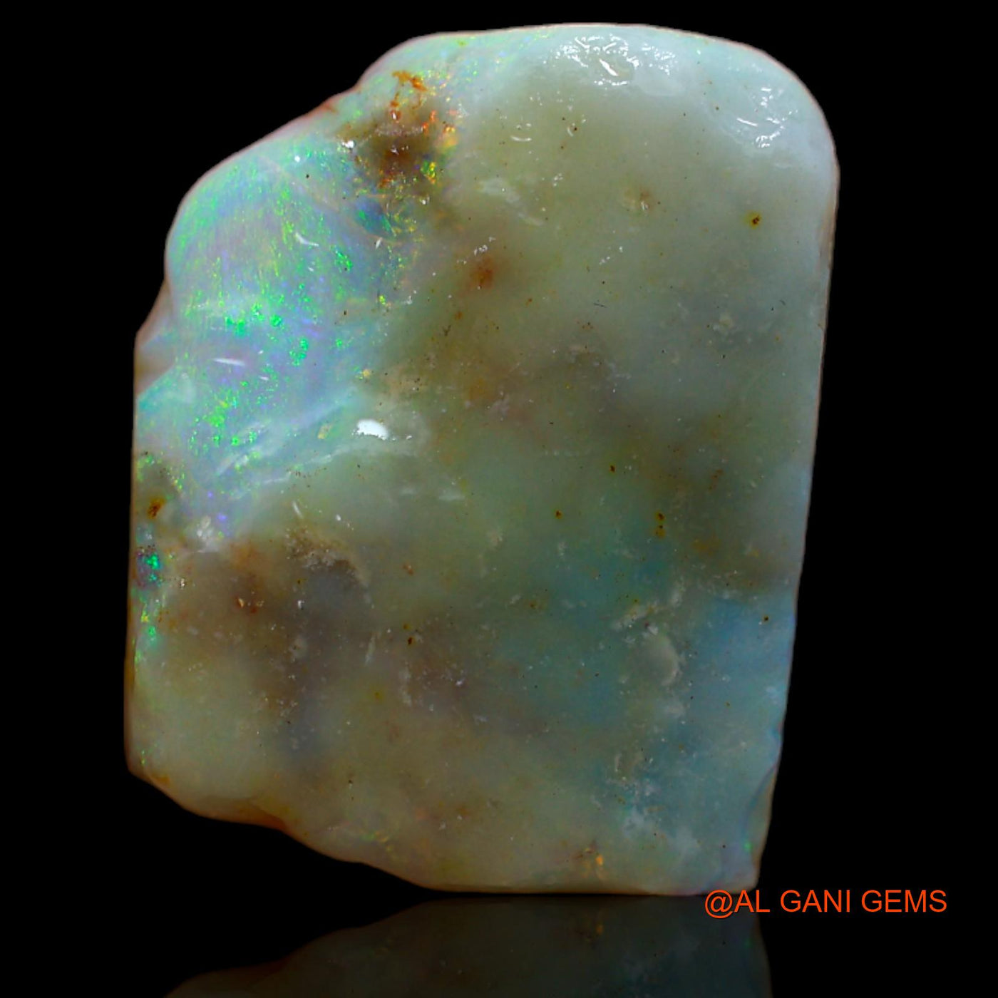 7.80 Cts Natural Australian Fire Opal Loose Gemstone Fancy Rough 17x13x4 mm RA-824