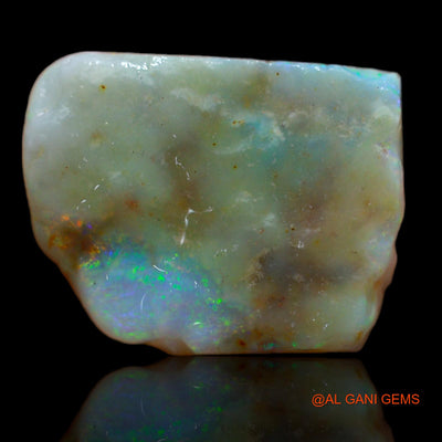 7.80 Cts Natural Australian Fire Opal Loose Gemstone Fancy Rough 17x13x4 mm RA-824