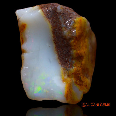 Natural Fire Opal Gemstone 10.20 Cts Loose Fancy Rough From Australia 17x14x10 mm RA-825