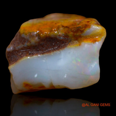 Natural Fire Opal Gemstone 10.20 Cts Loose Fancy Rough From Australia 17x14x10 mm RA-825