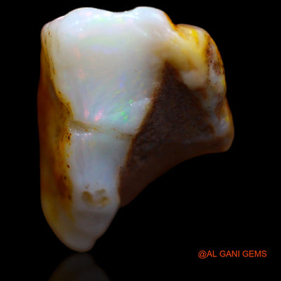 Natural Fire Opal Gemstone 10.20 Cts Loose Fancy Rough From Australia 17x14x10 mm RA-825