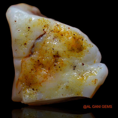 Natural Fire Opal Gemstone 10.20 Cts Loose Fancy Rough From Australia 17x14x10 mm RA-825