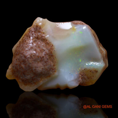 Natural Fire Opal Gemstone 11.15 Cts Loose Fancy Rough From Australia 20x14x9 mm RA-826