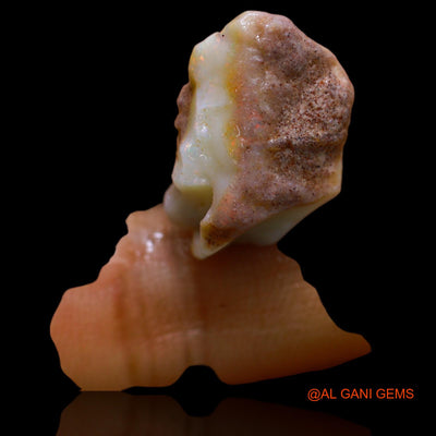 Natural Fire Opal Gemstone 11.15 Cts Loose Fancy Rough From Australia 20x14x9 mm RA-826