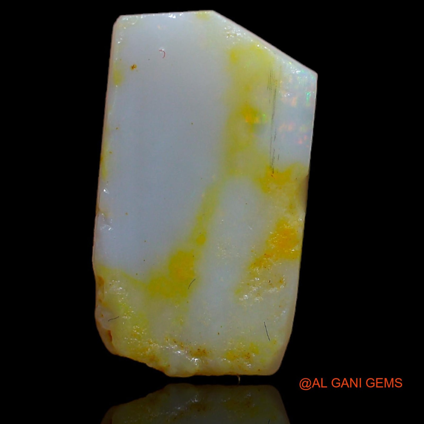 4.90 Cts Unheated Australian Fire Opal Loose Gemstone Fancy Rough Natural 17x10x3 mm RA-829