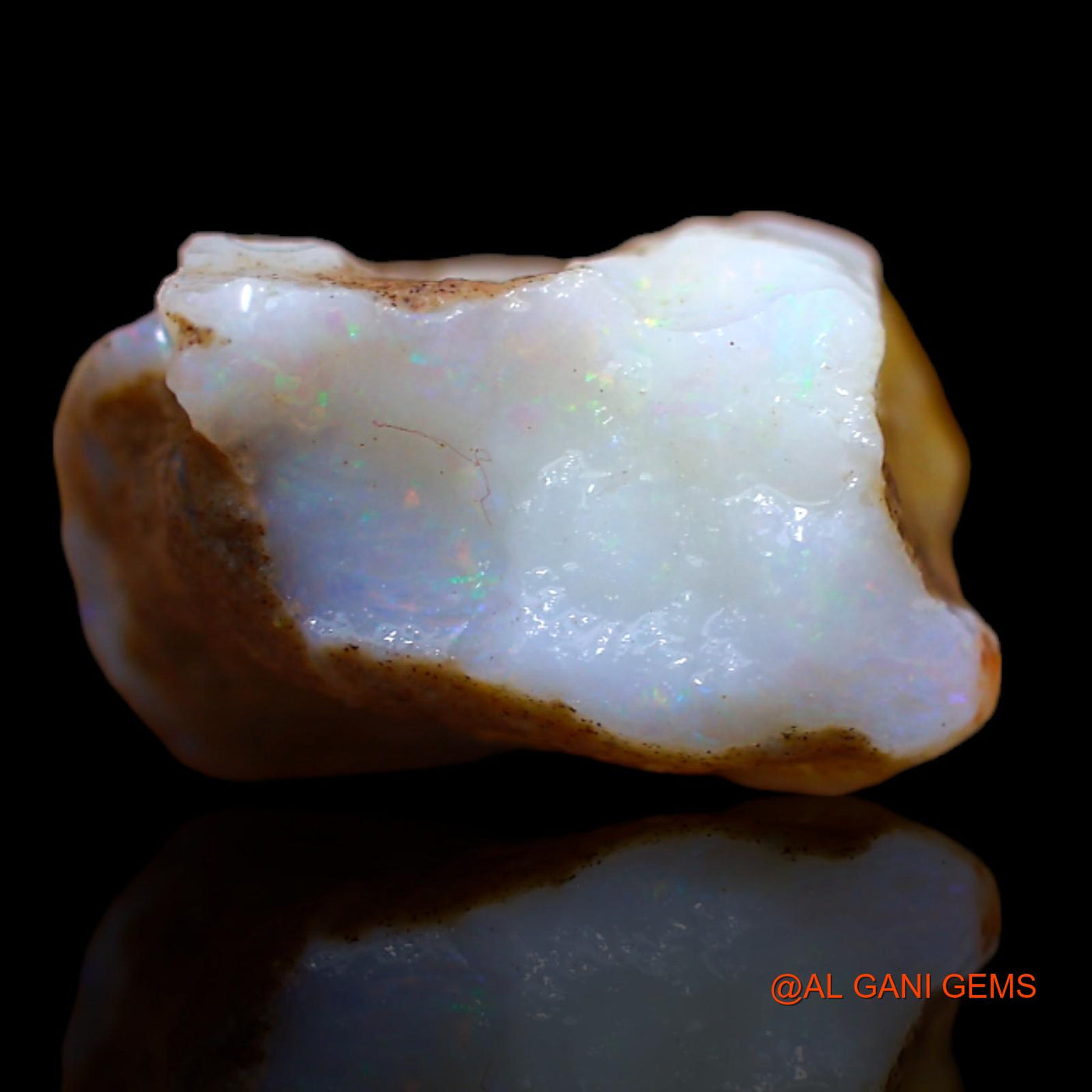11.25 Cts Natural Australian Fire Opal Loose Gemstone Fancy Rough 17x16x9 mm RA-836