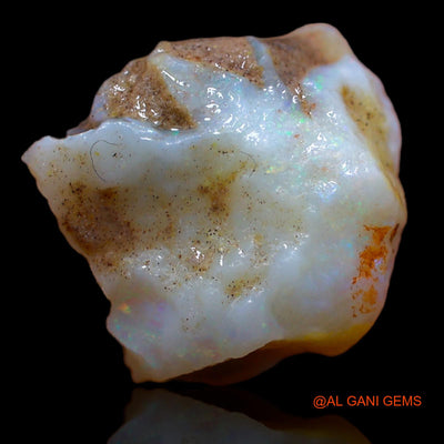 11.25 Cts Natural Australian Fire Opal Loose Gemstone Fancy Rough 17x16x9 mm RA-836