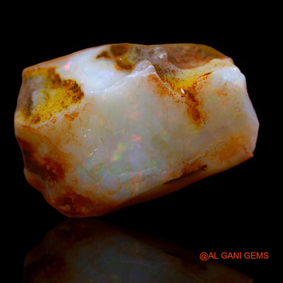 Natural Untreated Fire Opal Loose Gemstone Fancy Rough From Australia 8.50 Cts 17x12x7 mm RA-838
