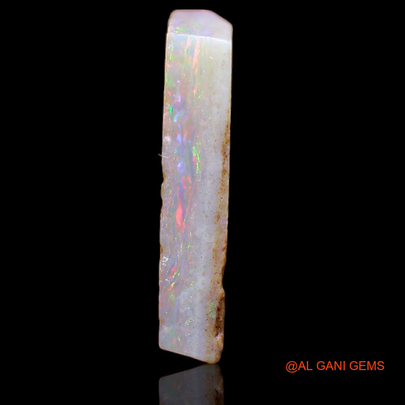 4.15 Cts Natural Australian Fire Opal Loose Gemstone Fancy Rough 17x10x3 mm RA-844