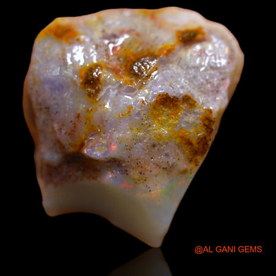 8.10 Cts Natural Australian Fire Opal Loose Gemstone Fancy Rough 15x13x7 mm RA-845